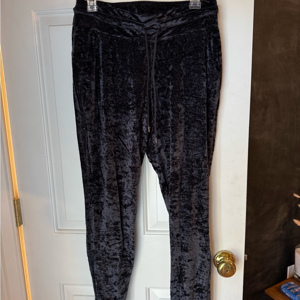 Velvet Black Joggers
